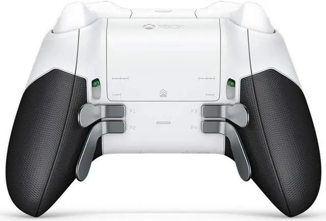 Alt view image 4 of 8 - Microsoft Xbox One Elite Wireless Controller - Platinum White