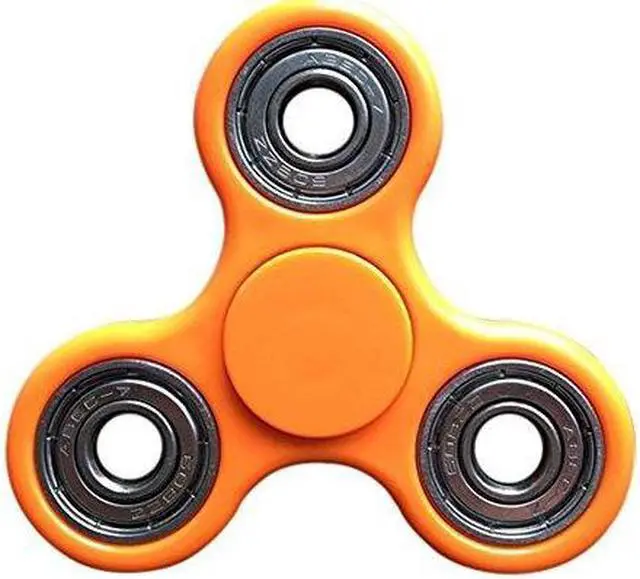 Alt view image 9 of 10 - WorryFree Stress Relieving Fidget Spinner - Orange