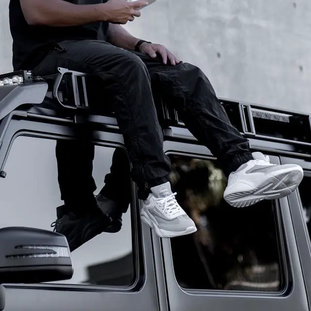 Alt view image 2 of 6 - Alpine Swiss Stuart Mens Chunky Sneakers Retro Platform Dad Tennis Shoes