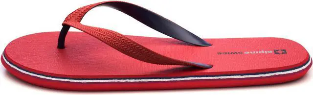 Alt view image 2 of 7 - Alpine Swiss Men's Flip Flops | Ultra-light Thin EVA foam Sandals for Beach Pool Everyday Wear | Simple Flexible Flip Flops for Men