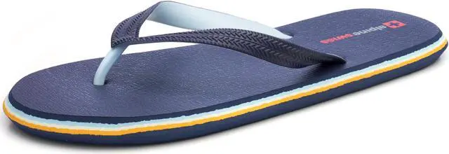 Alt view image 5 of 7 - Alpine Swiss Men's Flip Flops | Ultra-light Thin EVA foam Sandals for Beach Pool Everyday Wear | Simple Flexible Flip Flops for Men