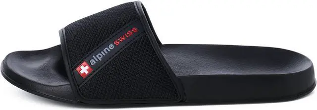Alt view image 2 of 7 - Alpine Swiss Mens Athletic Comfort Slide Sandals EVA Flip Flops Foam Slippers