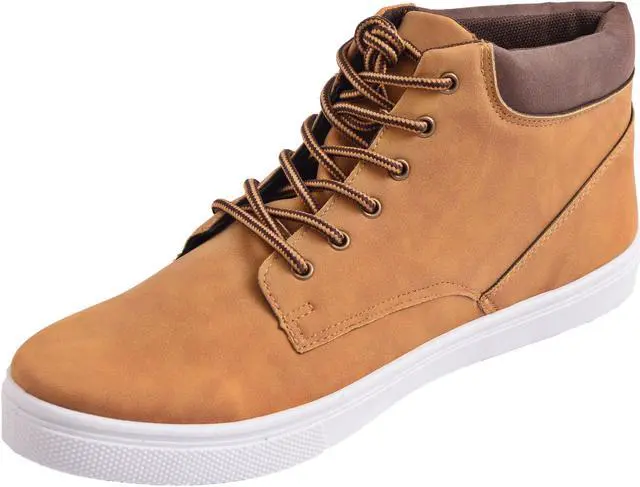 Main image of Alpine Swiss Keith Mens High Top Fashion Sneakers Casual Lace Up Shoes Boots