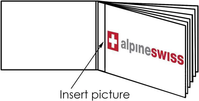 Alt view image 11 of 11 - Alpine Swiss SET OF 2 Wallet Insert Replacements 6 page Card Holder Made in USA