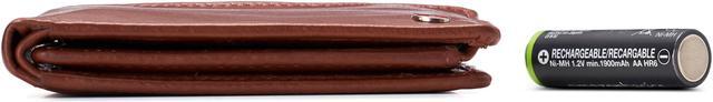 Alt view image 7 of 7 - Alpine Swiss Mens Wallet for Men RFID Protected Leather Mens Wallet Spencer Bifold Divided Bill Section Gift Box 2 ID Windows 14 Card Storage Pockets
