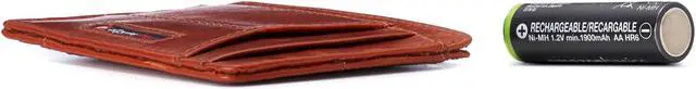 Alt view image 4 of 6 - Alpine Swiss Men RFID Safe Minimalist Front Pocket Wallet Leather Thin Card Case