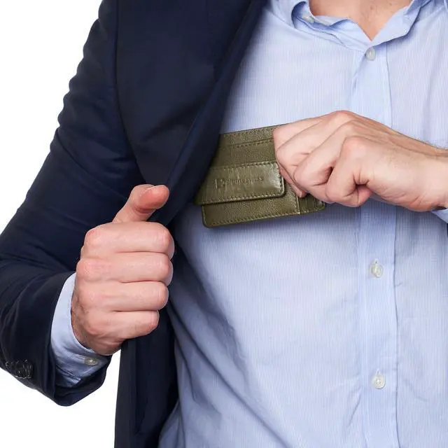 Alt view image 4 of 7 - Alpine Swiss Mens RFID Safe Magnetic Money Clip Wallet Slim Front Pocket Wallet