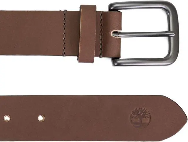 Alt view image 2 of 2 - Timberland Mens Belt Genuine Leather Dressy Classic Black or Brown Sizes 32 - 40