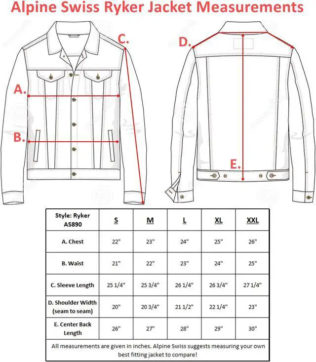 Alt view image 5 of 7 - Alpine Swiss Mens Sherpa Lined Denim Jacket Classic Button Up Jean Trucker Coat