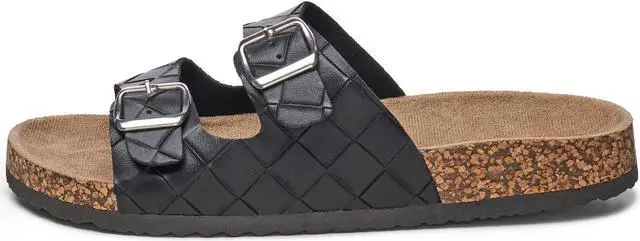 Alt view image 2 of 6 - Alpine Swiss Mens Double Strap Slide Sandals EVA Sole Flat Casual Comfort Shoes