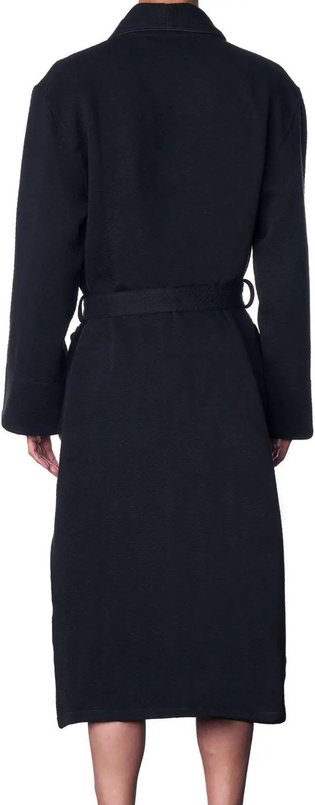 Alt view image 7 of 7 - Alpine Swiss Mens Cotton Blend Shawl Robe Lightweight Kimono Knit Spa Bathrobe