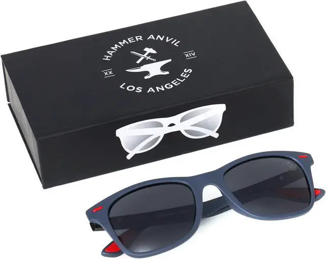 Alt view image 4 of 7 - Hammer Anvil Mens Retro Polarized Sunglasses Classic Vintage Driving Glasses