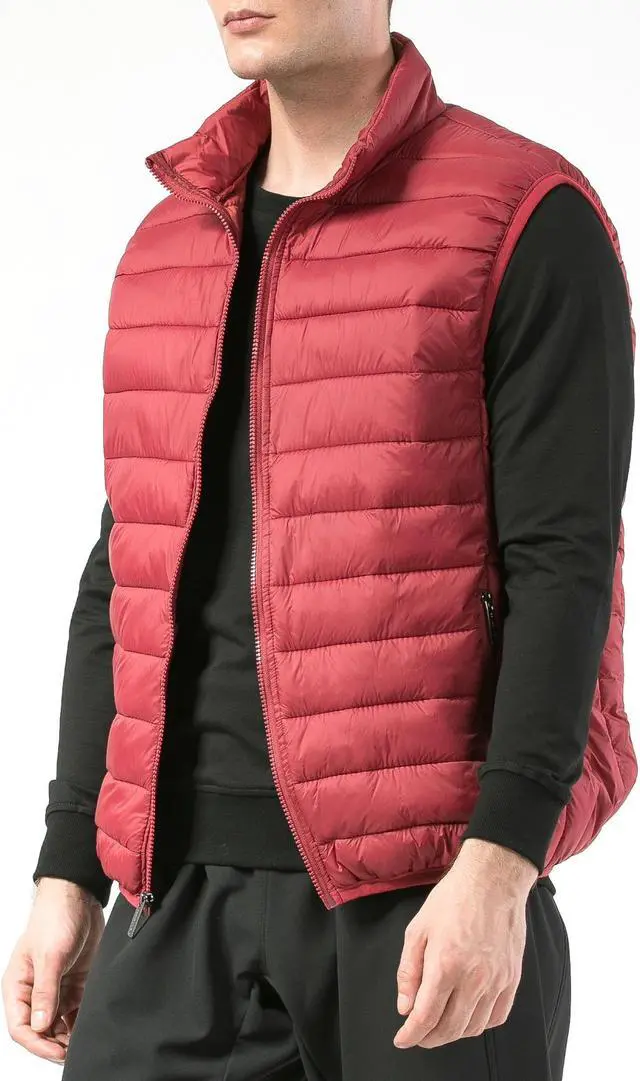 Alt view image 2 of 7 - Alpine Swiss Clark Mens Puffer Vest Down Alternative Water Resistant Packable Outerwear Zip Up Pockets Warm Versatile Layer