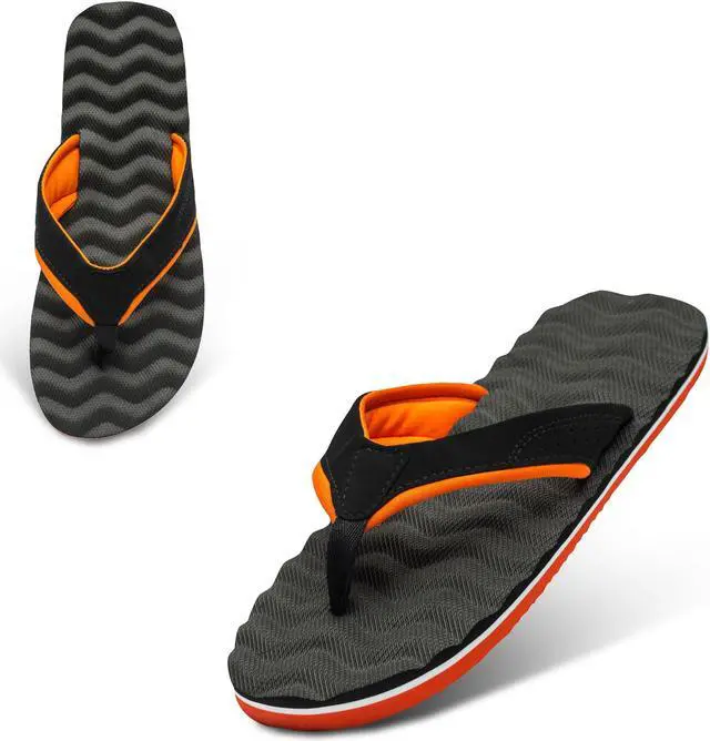 Alt view image 7 of 7 - Alpine Swiss Mens Flip Flops Lightweight EVA Comfort Sandals Thongs Beach Shoes