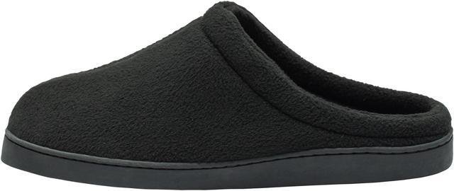 Alt view image 4 of 7 - Alpine Swiss Mens Memory Foam Fleece Clog Slippers Wide Warm Slip On House Shoes