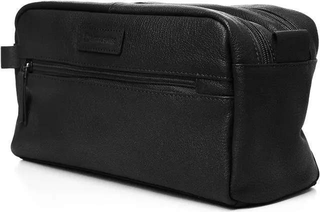 Alt view image 4 of 7 - AlpineSwiss Sedona Toiletry Bag Genuine Leather Shaving Kit Dopp Kit Travel Case