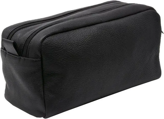 Alt view image 6 of 7 - AlpineSwiss Sedona Toiletry Bag Genuine Leather Shaving Kit Dopp Kit Travel Case