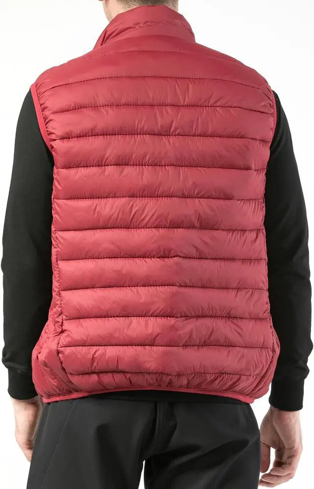Alt view image 7 of 7 - Alpine Swiss Clark Mens Puffer Vest Down Alternative Water Resistant Packable Outerwear Zip Up Pockets Warm Versatile Layer