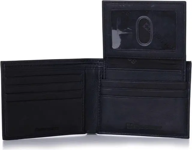 Main image of Alpine Swiss Mens Wallet Trifold Bifold Billfolds to choose from Genuine Leather