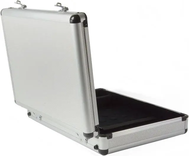 Alt view image 6 of 10 - Alpine Swiss Executive Aluminum Briefcase Padded Laptop Briefcase For Men Hard Shell Attache Case Combo Lock Business Case
