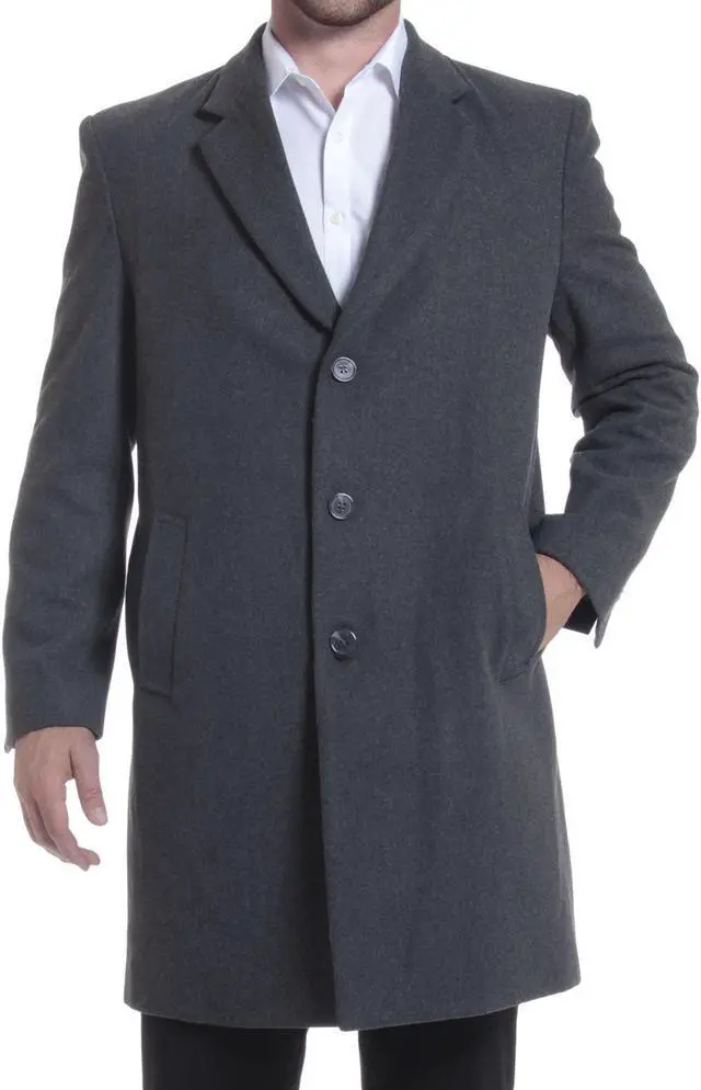 Alt view image 3 of 7 - Alpine Swiss Luke Wool Mens Tailored 37 Walker Jacket Top Coat Car Coat Overcoat
