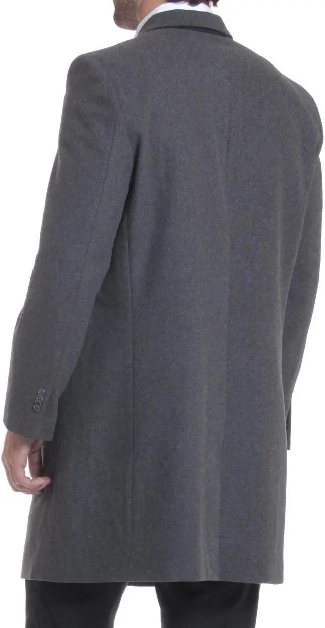 Alt view image 4 of 7 - Alpine Swiss Luke Wool Mens Tailored 37 Walker Jacket Top Coat Car Coat Overcoat
