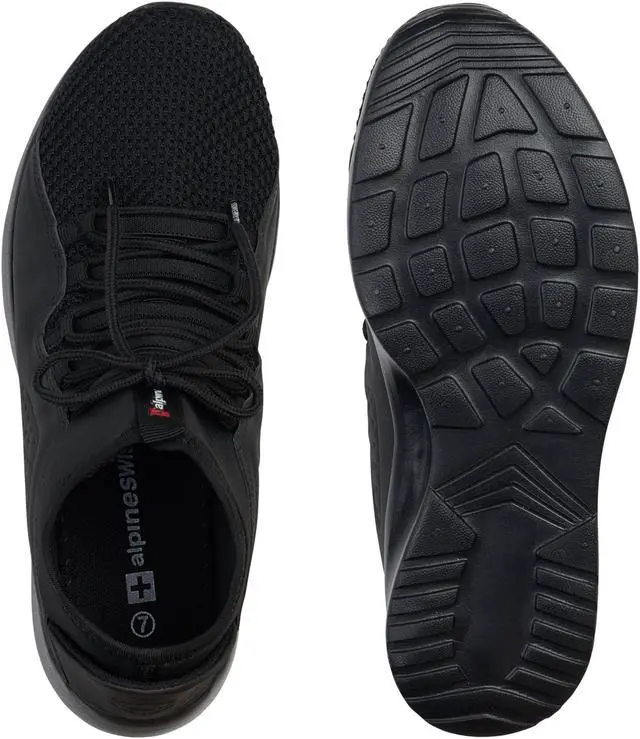Alt view image 3 of 6 - Alpine Swiss Mens Fashion Sneakers Lightweight Knit Top Elastic Sock Tennis Shoe