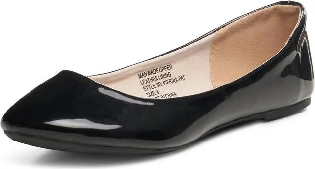 Main image of Alpine Swiss Pierina Womens Classic Round Toe Ballet Flats Work Slip On Shoes
