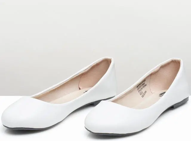 Alt view image 7 of 7 - Alpine Swiss Pierina Womens Classic Round Toe Ballet Flats Work Slip On Shoes