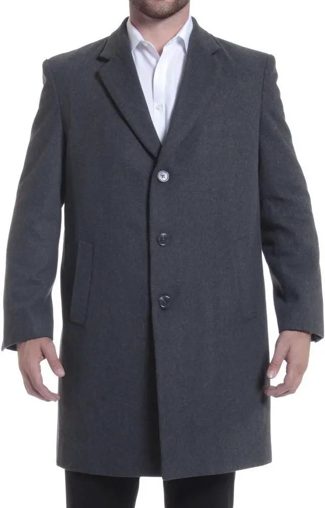 Alt view image 7 of 7 - Alpine Swiss Luke Wool Mens Tailored 37 Walker Jacket Top Coat Car Coat Overcoat