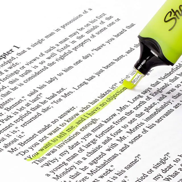 Alt view image 5 of 7 - Sharpie 1971843 Clear View Highlighters, Chisel Tip, Assorted Fluorescent, 8/Pack
