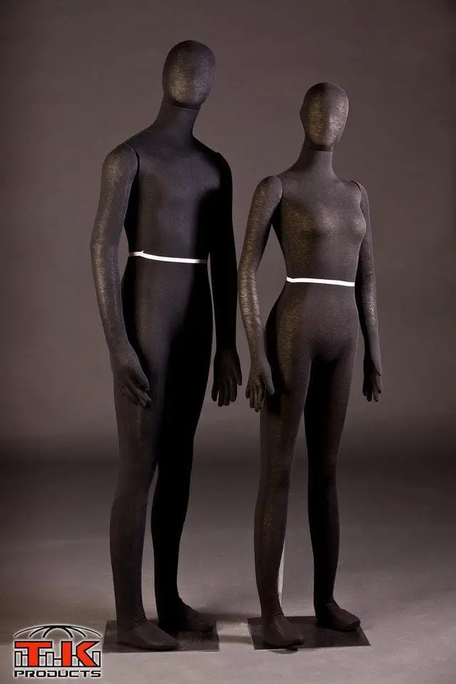 Alt view image 4 of 4 - Female Mannequin, Flexible Posable Full-size In Black
