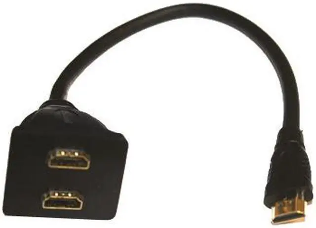 Alt view image 4 of 10 - New Pyle Phdmmf3 Hdmi Male/2 Female Splitter Cable