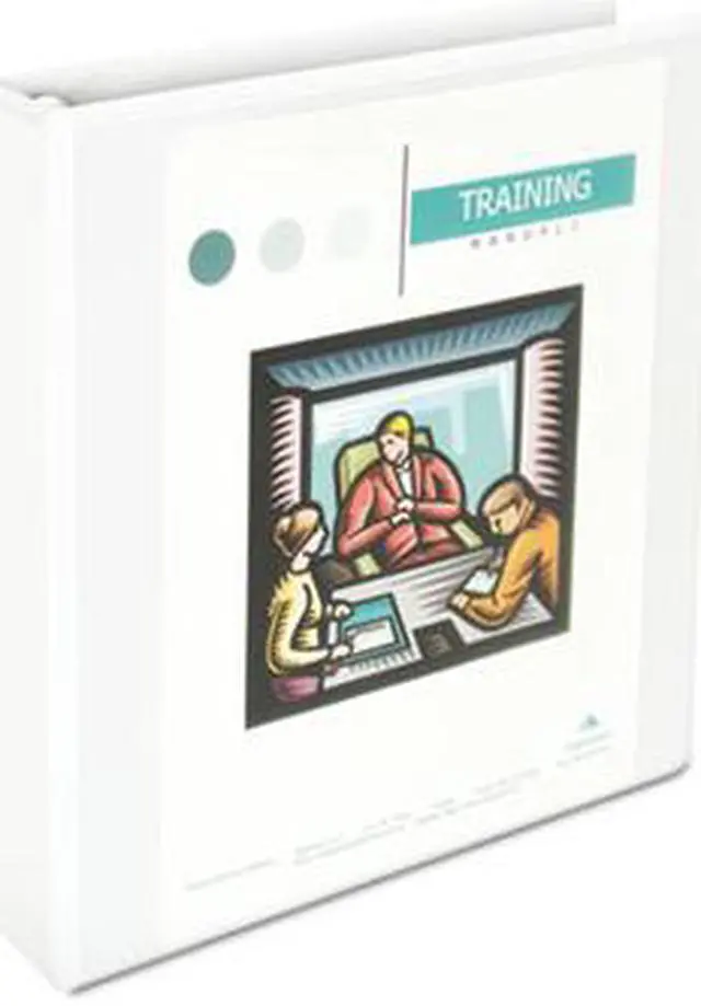 Main image of Comfort Grip Deluxe Plus D-Ring View Binder, 1-1/2" Capacity, 8-1/2 x 11, White - UNV30722