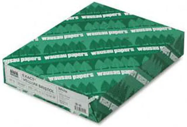 Main image of Exact Vellum Bristol Cover Stock, 67 lbs., 8-1/2 x 11, White, 250 Sheets - WAU80211