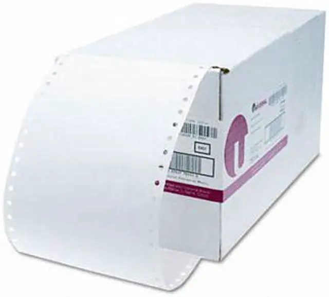 Main image of Dot Matrix Printer Labels, 1 Across, 2-15/16 x 5, White, 3000/Box - UNV75114