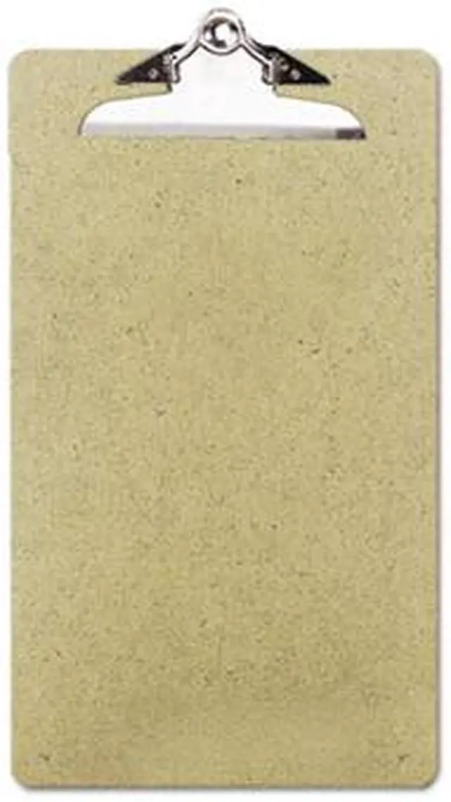 Main image of Recycled Clipboard, 1/2" Capacity, Holds 8-1/2w x 14h, Brown, 3/Pack - UNV05563