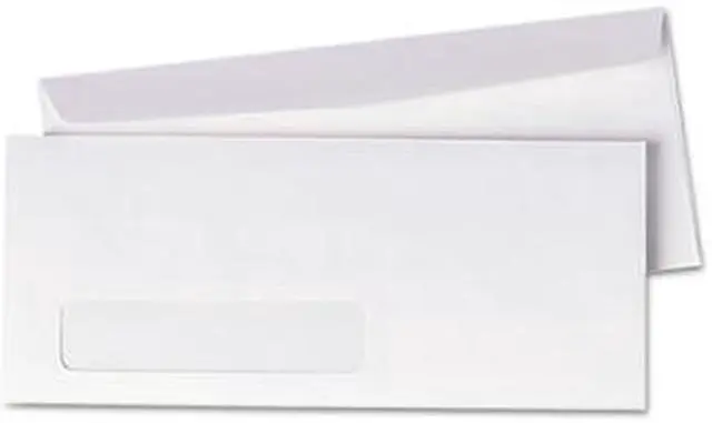 Main image of Window Business Envelope, Side, #10, White, 500/Box - UNV36321