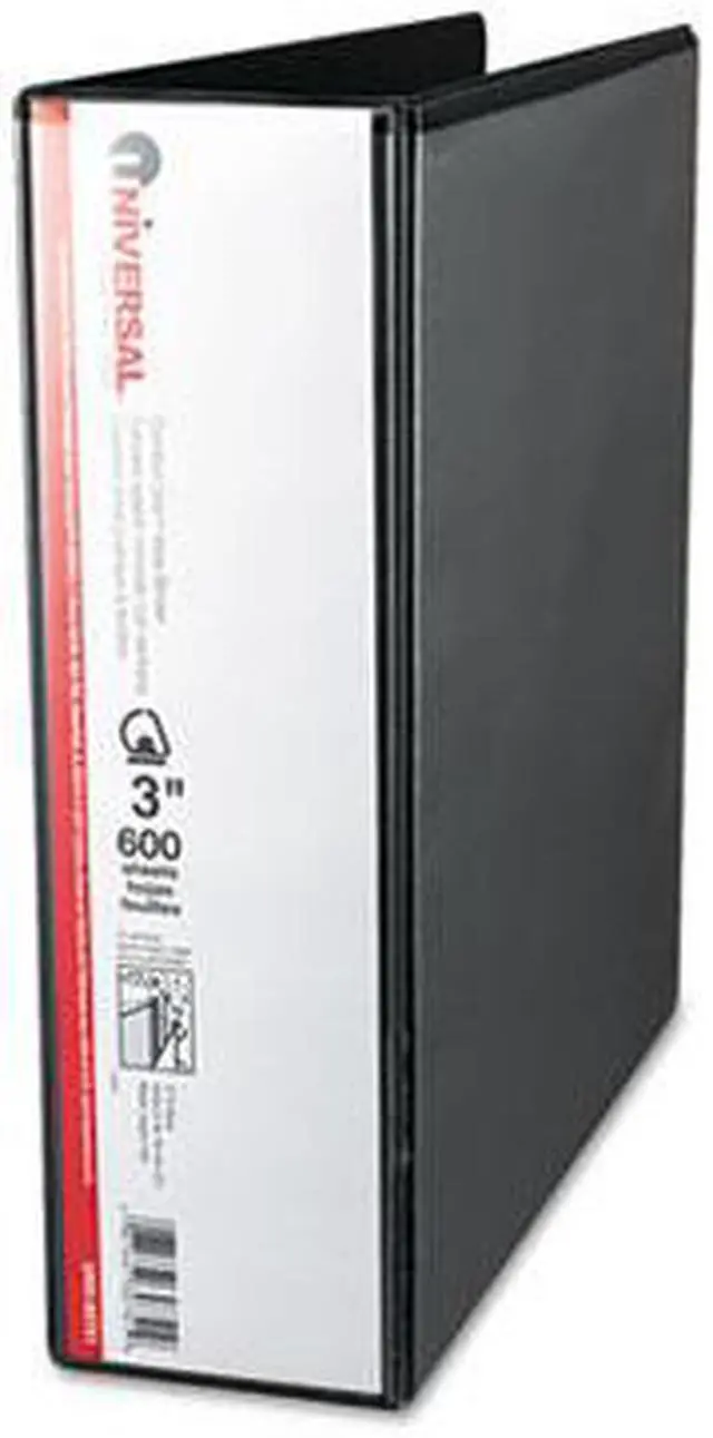 Alt view image 2 of 4 - Comfort Grip Deluxe Plus D-Ring View Binder, 3" Capacity, 8-1/2 X 11, Black
