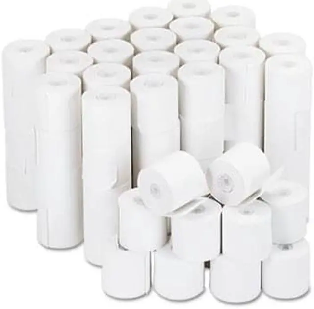 Main image of Adding Machine/Calculator Roll, 16 Lb, 1/2" Core, 2-1/4" X 126 Ft,White, 100/Ct