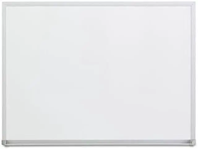 Main image of Dry-Erase Board, Melamine, 24 X 18, Satin-Finished Aluminum Frame