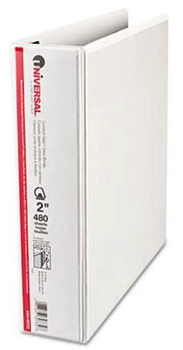 Alt view image 2 of 4 - Comfort Grip Deluxe Plus D-Ring View Binder, 2" Capacity, 8-1/2 X 11, White