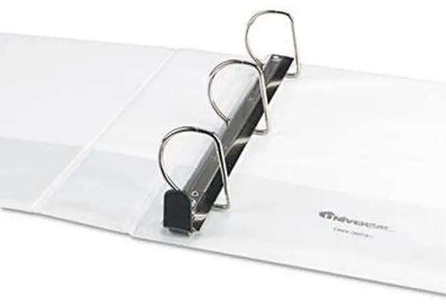 Alt view image 4 of 4 - Comfort Grip Deluxe Plus D-Ring View Binder, 2" Capacity, 8-1/2 X 11, White