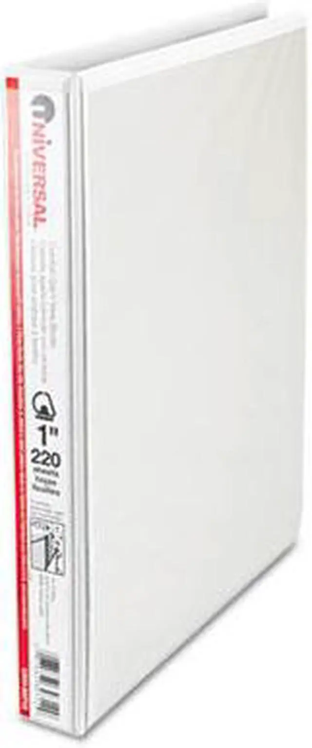 Alt view image 2 of 3 - Comfort Grip Deluxe Plus D-Ring View Binder, 1" Capacity, 8-1/2 X 11, White