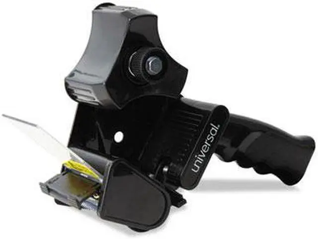 Alt view image 3 of 4 - Handheld Box Sealing Tape Dispenser, 3" Core, Metal/Plastic, Black & Red