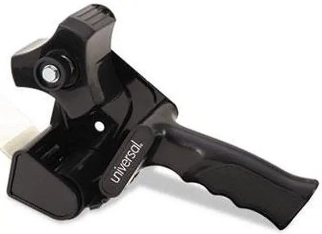 Alt view image 4 of 4 - Handheld Box Sealing Tape Dispenser, 3" Core, Metal/Plastic, Black & Red