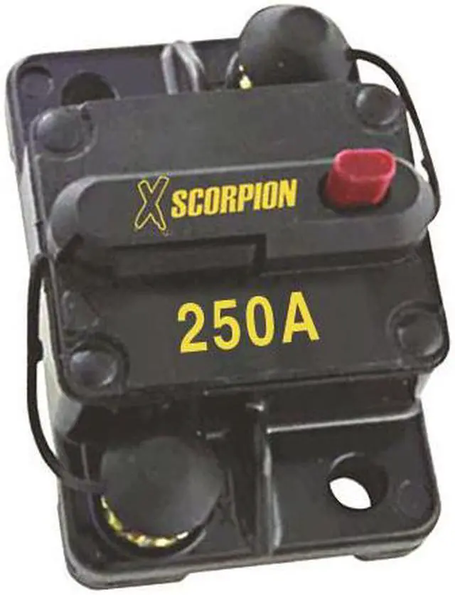 Alt view image 2 of 8 - NEW XSCORPION CB250A 250 AMP MANUAL RESET CIRUIT BREAKER