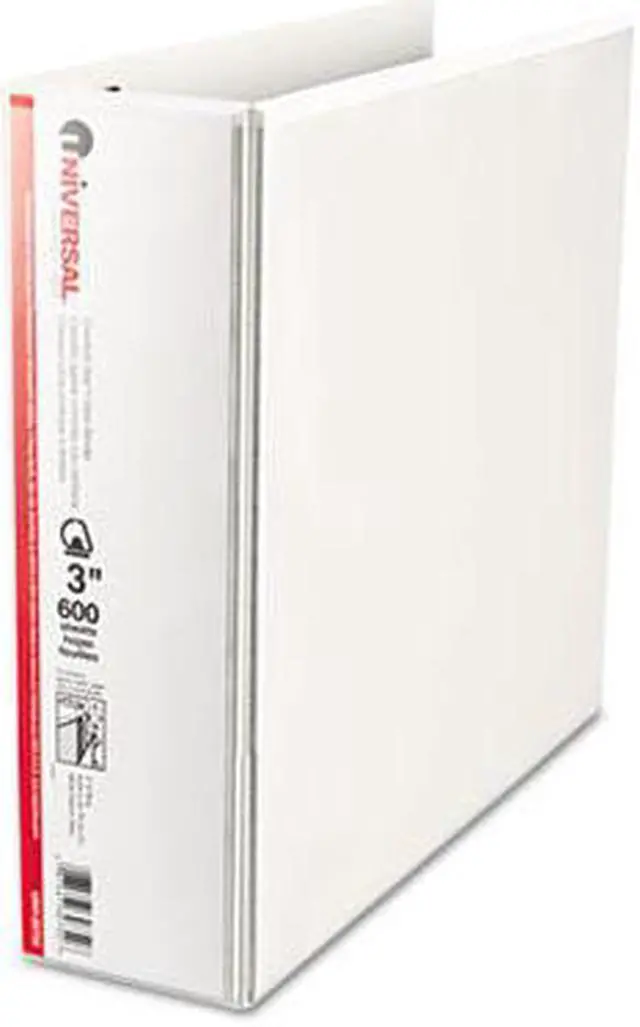 Alt view image 2 of 3 - Comfort Grip Deluxe Plus D-Ring View Binder, 3" Capacity, 8-1/2 X 11, White