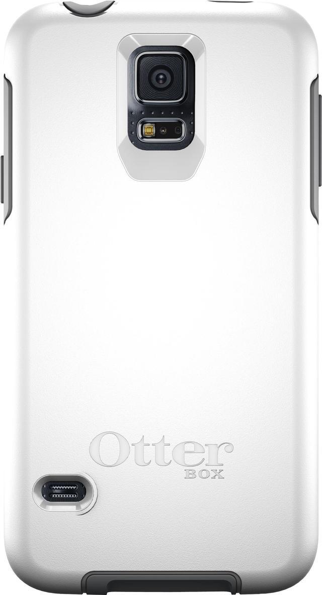 Alt view image 3 of 12 - Samsung Galaxy S5 Otterbox White/Grey (Glacier) Commuter series case