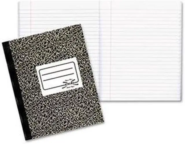Alt view image 2 of 20 - Rediform 43460 National Xtreme White Notebook 80 Sheet -  7.87" x 10" - 1 Each Each - White Paper